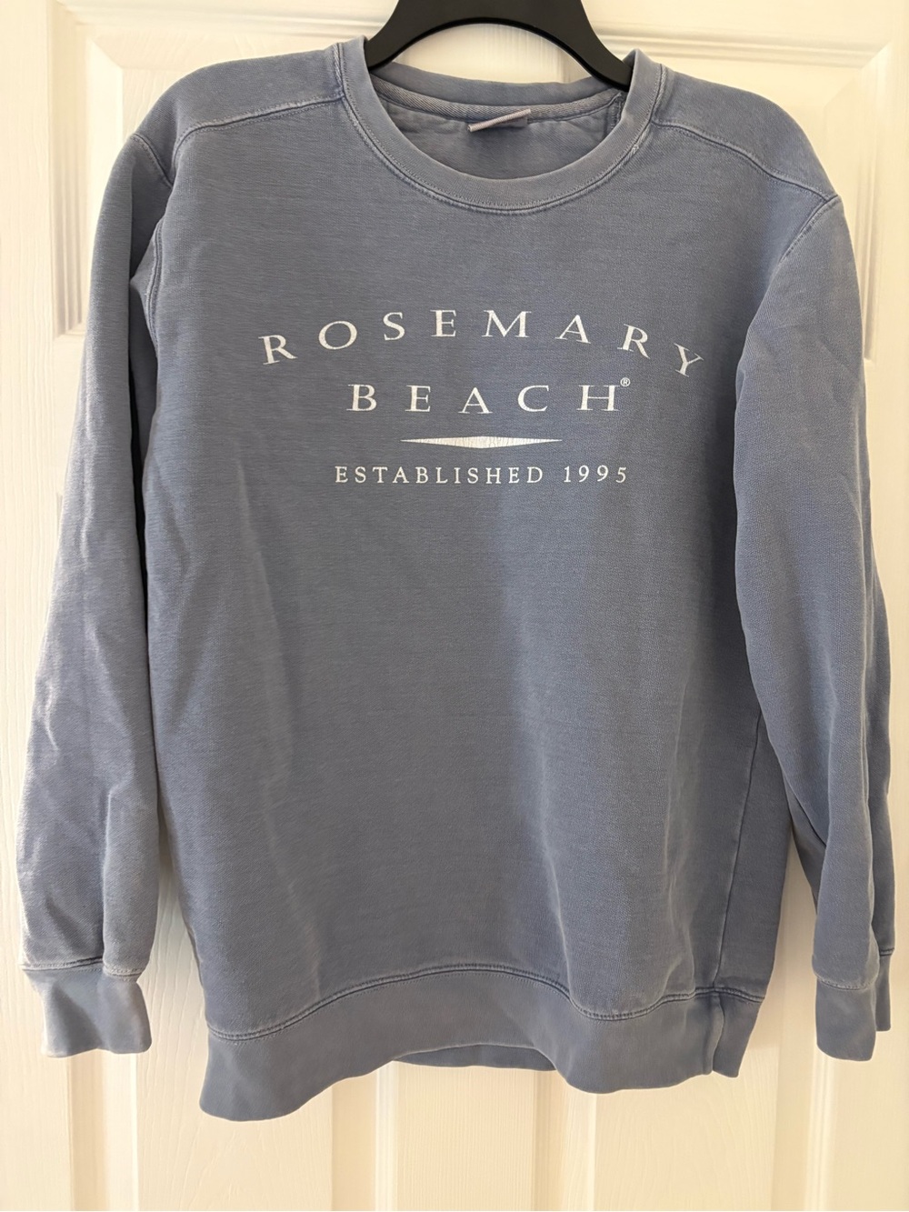 Comfort Colors Rosemary Beach Light Blue Crewneck Sweatshirt